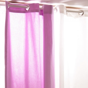 [촬영샘플50%세일]coloration metal ring curtain- pastel violet100*230 1장
